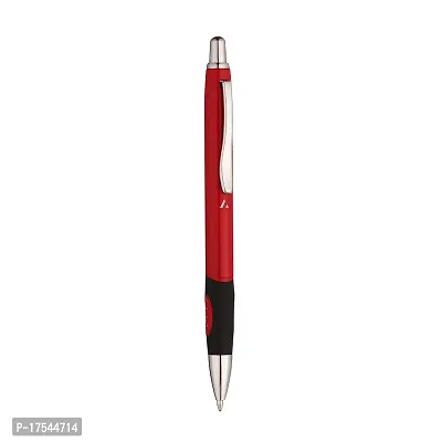 Adalrich VISLO METAL Ball Pen (Red  Blue) | Set of 2 | Smooth  Easy Writing | Metal Body | Poly Jotter Refill | Single Pen Box | Tik-tic Mechanism-thumb3