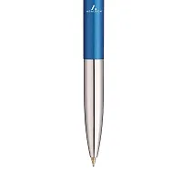 Adalrich ZIAN BLUE METAL Ball Pen | Set of 3 | Shining Blue Barrel Body with Steel Parts | Metal Jotter Refill | Single Gift Box | Tik-tic Mechanism-thumb1