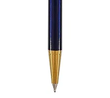 Adalrich LUXURY TWIST METAL Ball Pen | Set of 2 | Smooth  Easy Writing | Shining Metal Body | Cross type Refill | Gift Box | Twist Mechanism-thumb1