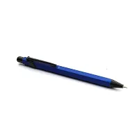 ADALRICH SIXER Metal Ball Pen | Good pen for Work from home, office, etc, | write to inspire | Matte Blue Body | Shining Black Parts | Tic tic mechanism | Single Pen box-thumb1