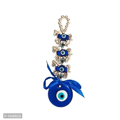 RABARIKAA Three Horse Evil Eye Hanging for Home, Office  Car.-thumb2