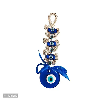 RABARIKAA Three Horse Evil Eye Hanging for Home, Office  Car.-thumb4