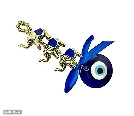 WOWWOW Wall Hanging Nazar Battu-Evil Eye Protector-Nazar Suraksha Kawach for Home, Office  Shop-(11x4 Inches - Set of 1) _Limited Period Offer-thumb4