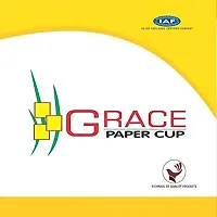 GRACE PAPER GLASS 150 ml Printed Paper Cup, Glass Disposable for Party, Paper Cups for Hot and Cold Beverages-thumb2