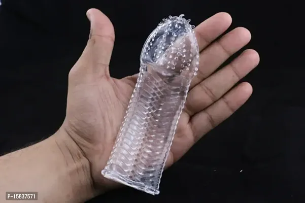 Crystal Extra Pleasure Silicon Magic Time Magic Condom (1S) Condom