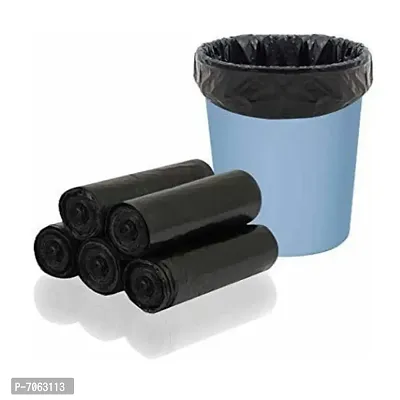 Clean India Black Garbage Bag Small | Pack of 6 Roll | (180 Bags) Size ( 17x19in) | Suitable for Home | Kitchen | Toilet | Office | Dustbin-thumb3