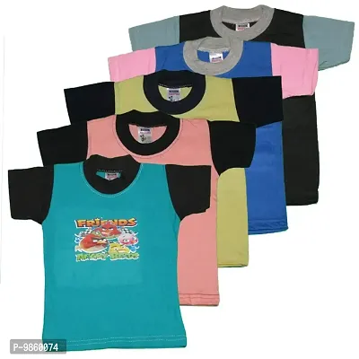 Peerless Kids Tshirt Combo Pack of 5 / Baby Boys  Girls T shirt / MultiColour T-Shirts-thumb0