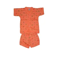 Peerless Newborn Baby Dress Combo Pack of 3 Pure Cotton Clothing set-thumb2