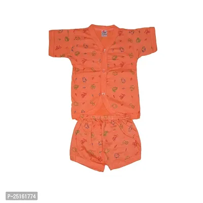 Peerless Newborn Baby Dress Combo Pack of 4 Pure Cotton Clothing set-thumb5