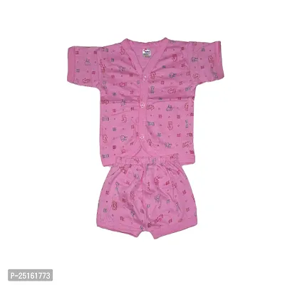 Peerless Newborn Baby Dress Combo Pack of 5 Pure Cotton Clothing set-thumb5