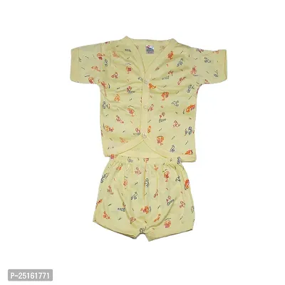 Peerless Newborn Baby Dress Combo Pack of 2 Pure Cotton Clothing set-thumb2
