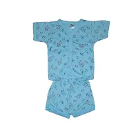 Peerless Newborn Baby Dress Combo Pack of 2 Pure Cotton Clothing set-thumb2