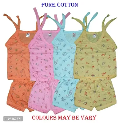Peerless Newborn Baby Dress Combo Pack of 4 Pure Cotton Clothing set