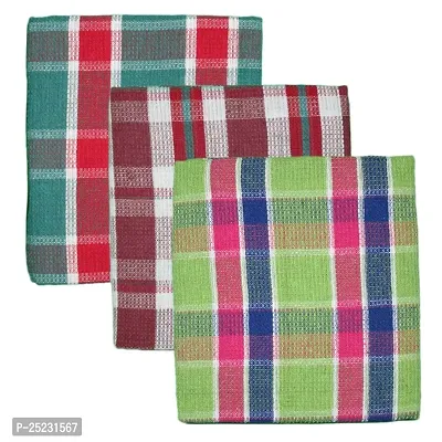 Peerless Cotton Bath Towel Combo Pack of 3 / 200 GSM / 60x130 cm / Large Size / Mens Womens