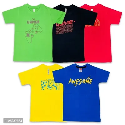 Peerless Boys T-shirts Combo Pack of 5 Cotton suitable 3 years up to 14 years-thumb0