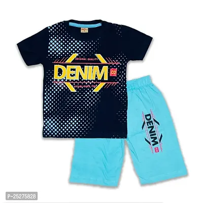 Classic Cotton Printed Clothing Sets for Kids Boys-thumb0