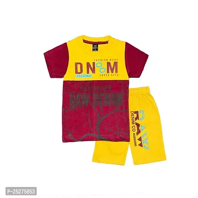 Classic Cotton Printed Clothing Sets for Kids Boys