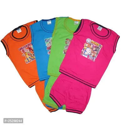 Kids Clothing set Combo pack of 4 Pure cotton Baby boys and Girls-thumb0