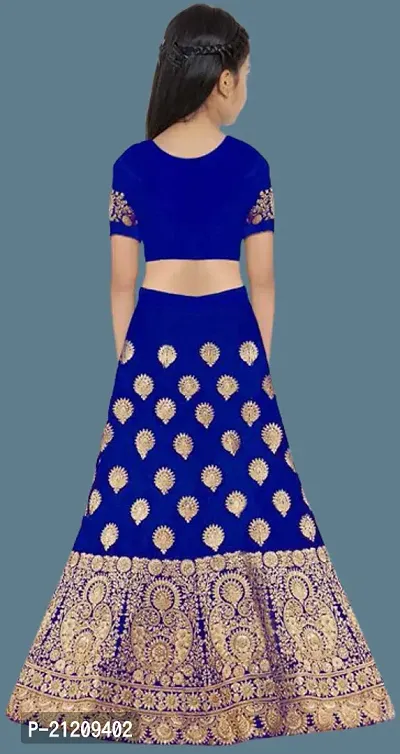 Kids Lehenga Choli Duptta Set-thumb2