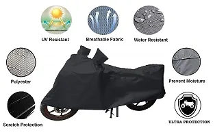 GUBBINS Presents Water Resistant Heatproof Cover Made for Royal Enfield Battle Dustproof Cover (Black)-thumb1