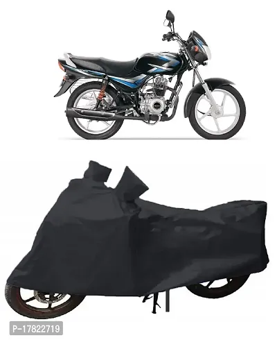 GUBBINS Presents Water Resistant Heatproof Cover Made for Bajaj CT 100 Dustproof Cover (Black)-thumb0