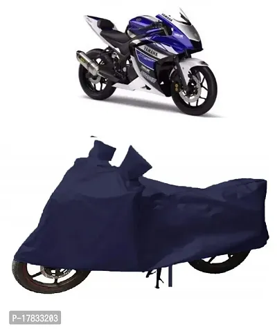 GUBBINS Presents Water Resistant Heatproof Cover Made for Yamaha YZF R25 Dustproof Cover (Navy Blue)