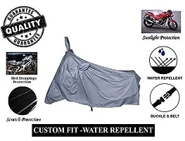 GUBBINS Presents Water Resistant Heatproof Cover Made for Honda Activa 125 Dustproof Cover (Silver)-thumb2