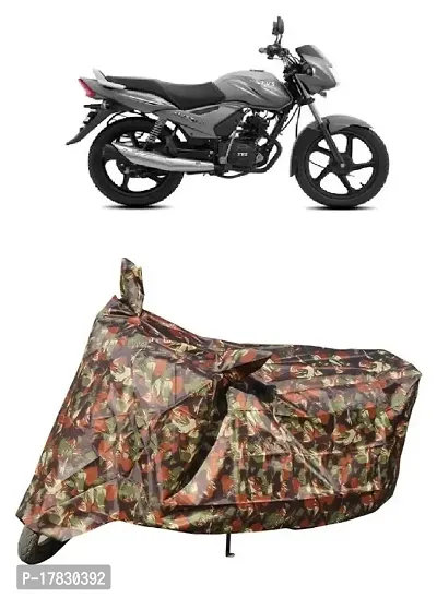 GUBBINS Presents Water Resistant Heatproof Cover Made for TVS Sport Dustproof Cover (Military)