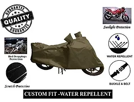 GUBBINS Presents Water Resistant Heatproof Cover Made for Bajaj Pulsar Dustproof Cover (Olive Green)-thumb2