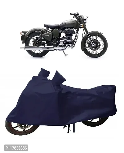 GUBBINS Presents Water Resistant Heatproof Cover Made for Royal Enfield Battle Dustproof Cover (Navy Blue)