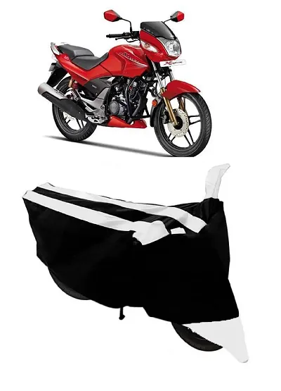 GUBBINS Semi Waterproof Motorcycle Cover Compatible with Hero CBZ Extreme All Weather Dustproof Cover