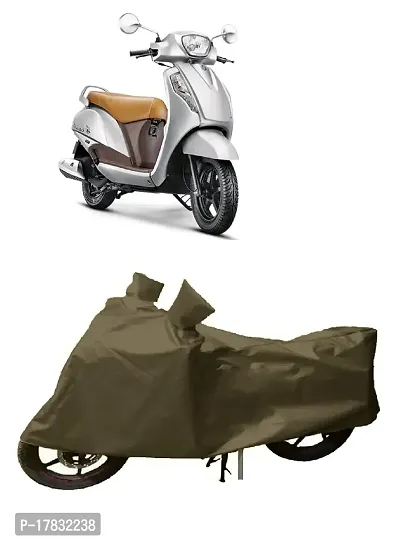 GUBBINS Presents Water Resistant Heatproof Cover Made for Suzuki Access SE Dustproof Cover (Olive Green)