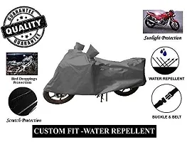 GUBBINS Presents Water Resistant Heatproof Cover Made for Bajaj CT 100 Dustproof Cover (Grey)-thumb2