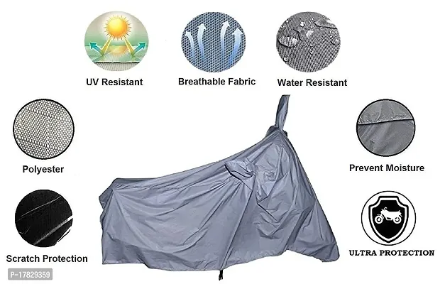 GUBBINS Presents Water Resistant Heatproof Cover Made for BSA Motors Diva Dustproof Cover (Silver)-thumb2