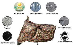 GUBBINS Presents Water Resistant Heatproof Cover Made for Royal Enfield Classic 350 Dustproof Cover (Military)-thumb1