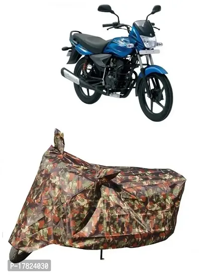 GUBBINS Presents Water Resistant Heatproof Cover Made for Bajaj Platina 100 DTS-i Dustproof Cover (Military)-thumb0