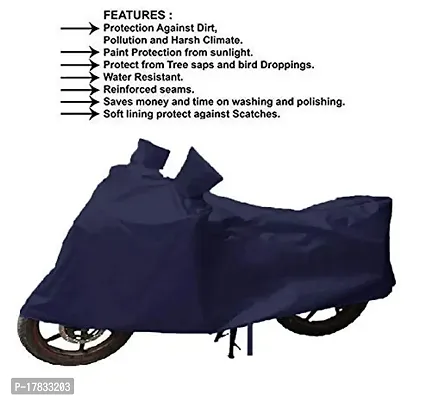 GUBBINS Presents Water Resistant Heatproof Cover Made for Yamaha YZF R25 Dustproof Cover (Navy Blue)-thumb4