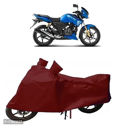 GUBBINS Presents Water Resistant  Heatproof Cover Made for TVS Apache Dustproof Cover (Maroon)