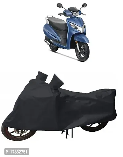 GUBBINS Presents Water Resistant Heatproof Cover Made for Honda Activa Dustproof Cover (Black)