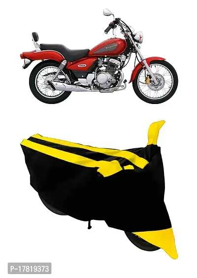 GUBBINS Semi Waterproof Motorcycle Cover Compatible with Yamaha Enticer All Weather Dustproof Cover (Yellow)-thumb0