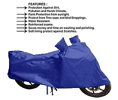 GUBBINS Presents Water Resistant Heatproof Cover Made for Bajaj CT 100 Dustproof Cover (Royal Blue)-thumb2