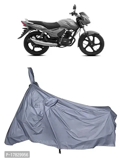 GUBBINS Presents Water Resistant Heatproof Cover Made for TVS Sport Dustproof Cover (Silver)