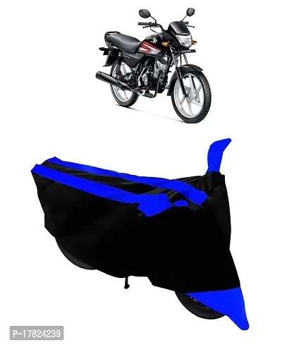 GUBBINS Semi Waterproof Motorcycle Cover Compatible with Honda CD 110 Dream All Weather Dustproof Cover (Blue)