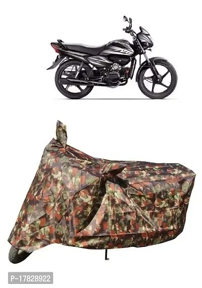 GUBBINS Presents Water Resistant Heatproof Cover Made for Hero Splendor NXG Dustproof Cover (Military)