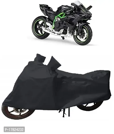 GUBBINS Presents Water Resistant Heatproof Cover Made for Kawasaki Ninja Dustproof Cover (Black)