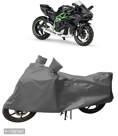 GUBBINS Presents Water Resistant Heatproof Cover Made for Kawasaki Ninja Dustproof Cover (Grey)