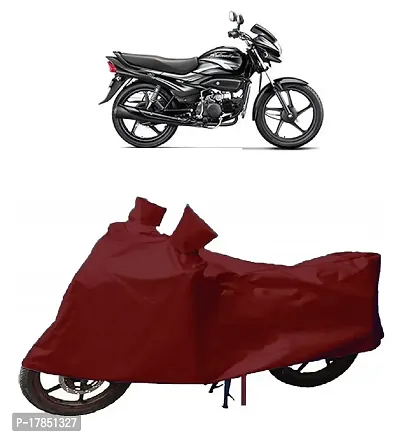 GUBBINS Presents Water Resistant  Heatproof Cover Made for Hero Super Splendor Dustproof Cover (Maroon)