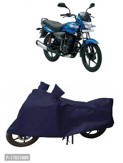 GUBBINS Presents Water Resistant Heatproof Cover Made for Bajaj Platina 100 DTS-i Dustproof Cover (Navy Blue)