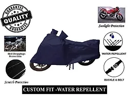 GUBBINS Presents Water Resistant Heatproof Cover Made for TVS Apache Dustproof Cover (Navy Blue)-thumb2