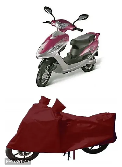 GUBBINS Presents Water Resistant  Heatproof Cover Made for BSA Motors Diva Dustproof Cover (Maroon)